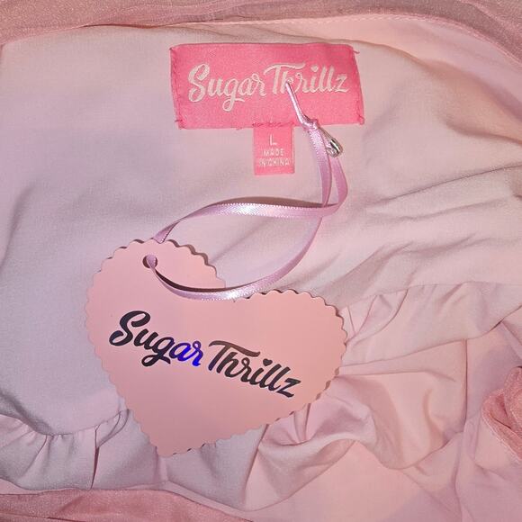 DAMAGED Sugar Thrillz Kisses N’ Gelato Mini Skirt - Picture 4 of 4